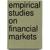 Empirical Studies on Financial Markets by G.J. de Zwart