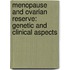 Menopause and ovarian reserve: genetic and clinical aspects