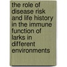 The role of disease risk and life history in the immune function of larks in different environments by N.P.C. Horrocks