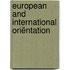 European and international oriëntation