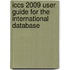 Iccs 2009 User Guide For The International Database