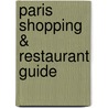 Paris shopping & restaurant guide door M. Anema