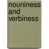 Nouniness and verbiness by H.M. Wetzer
