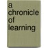 A chronicle of learning