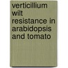 Verticillium wilt resistance in Arabidopsis and tomato by Koste Yadeta