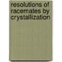 Resolutions of Racemates by Crystallization