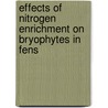 Effects of nitrogen enrichment on bryophytes in fens door M.P.C.P. Paulissen
