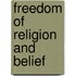 Freedom of religion and belief
