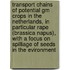 Transport Chains Of Potential Gm Crops In The Netherlands, In Particular Rape (brassica Napus), With A Focus On Spilliage Of Seeds In The Evironment