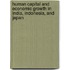 Human capital and economic growth in India, Indonesia, and Japan