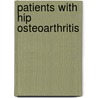 Patients with hip osteoarthritis door Nienke Paans