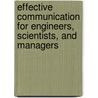 Effective communication for engineers, scientists, and managers by J.L. Doumont