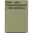 Fiafia - Op'n kokosnooteiland = Faka Polinisia