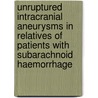 Unruptured intracranial aneurysms in relatives of patients with subarachnoid haemorrhage by T.W.M. Raaymakers