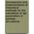Development And Implementation Of Theoretical Methods For The Calculation Of Epr Parameters In Periodic Simulations