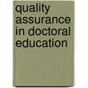 Quality assurance in doctoral education by Eua