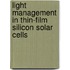 Light management in thin-film silicon solar cells
