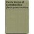 The Rtx Toxins Of Actinobacillus Pleuropneumoniae