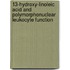 13-Hydroxy-linoleic acid and polymorphonuclear leukocyte function