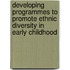 Developing programmes to promote ethnic diversity in early childhood