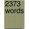 2373 Words door M. van der Wijst