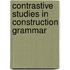 Contrastive Studies in Construction Grammar