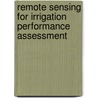 Remote sensing for irrigation performance assessment door Dhv Consultants Bv I