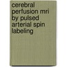Cerebral Perfusion Mri By Pulsed Arterial Spin Labeling door J. Schepers