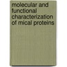 Molecular And Functional Characterization Of Mical Proteins door Yeping Zhou