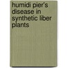 Humidi Pier's disease in synthetic liber plants by T.M. Pal