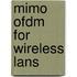 Mimo Ofdm For Wireless Lans