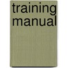 Training manual door A. Verster