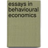 Essays in behavioural economics by Thomas Buser