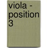 Viola - Position 3 door N. Dezaire