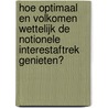 Hoe optimaal en volkomen wettelijk de notionele interestaftrek genieten? by Liesbeth Vossen