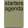 Starters Agenda by P.L. Bos