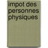 Impot des personnes physiques