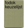 FODOK keuzelijst door M. Hannink