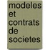 Modeles et contrats de societes