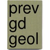 Prev Gd Geol by Wicander