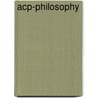 Acp-Philosophy door Kessler