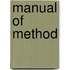 Manual Of Method