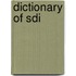 Dictionary Of Sdi