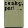 Catalog, Part 1... door Astronomische Gesellschaft (Germany)