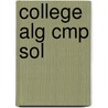 College Alg Cmp Sol door Hubbard