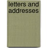 Letters and Addresses by Jonas Viles