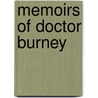 Memoirs of Doctor Burney door Fanny Burney