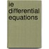 Ie Differential Equations