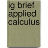 Ig Brief Applied Calculus door Stewart