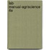Lab Manual-Agriscience 4E